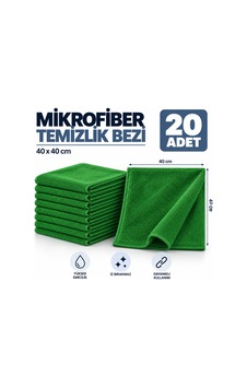 Temizlik Bezi Mikrofiber 40 40 Yeşil 20 Adet - 920958642 Diğer Temizlik Bezi Mikrofiber 40 40 Yeşil 20 Adet - 920958642 Diğer