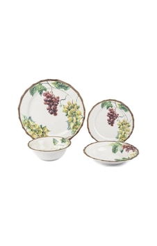 Mikasa Moor Grapes 24 Parça 6 Kişilik Yemek Takımı Mikasa Moor Grapes 24 Parça 6 Kişilik Yemek Takımı