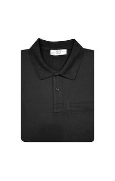 Süvari Rahat Kalıp Polo Yaka Melanjlı Cepli Uzun Kol Sweat Siyah Süvari Rahat Kalıp Polo Yaka Melanjlı Cepli Uzun Kol Sweat Siyah