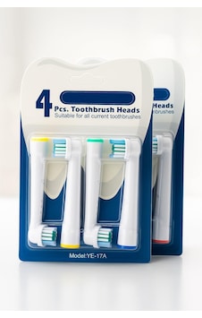 Lexroo Diş Fırçası Yedek Fırça Başlıkları, Oral B Braun İçin 4 Ad Lexroo Diş Fırçası Yedek Fırça Başlıkları, Oral B Braun İçin 4 Ad
