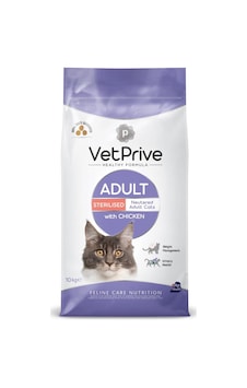 Vet Prive Sterilised Tavuklu Kısırlaştırılmış Kedi Maması 10 Kg Vet Prive Sterilised Tavuklu Kısırlaştırılmış Kedi Maması 10 Kg