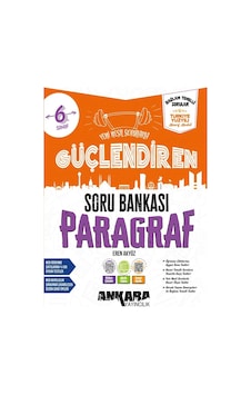 Ankara Yayıncılık Ankara 2027 6. Sınıf Paragraf Güçlendiren Soru Bankası Maarif Model Ankara Yayıncılık Ankara 2027 6. Sınıf Paragraf Güçlendiren Soru Bankası Maarif Model