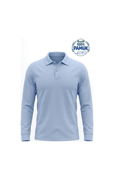 Gigi Luxe %100 Pamuk Unisex Çocuk Polo Yaka Uzun Kollu Okul Tişörtü Forması 5-15 Yaş İlkokul Ortaokul Mavi Mavi Gigi Luxe %100 Pamuk Unisex Çocuk Polo Yaka Uzun Kollu Okul Tişörtü Forması 5-15 Yaş İlkokul Ortaokul Mavi Mavi