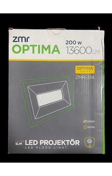 Zmr Optima Ultra Slim Led 200w Projektör 6500k Zmr Optima Ultra Slim Led 200w Projektör 6500k