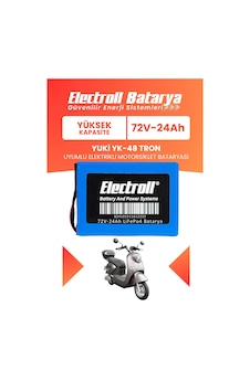Yuki Yk-48 Tron Batarya Yüksek Kapasite Lifepo4 72v 24ah Elektrikli Motosiklet Bataryası Yuki Yk-48 Tron Batarya Yüksek Kapasite Lifepo4 72v 24ah Elektrikli Motosiklet Bataryası