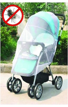 Malzek Bebek Arabası Ve Puset Sinekliği Beyaz Malzek Bebek Arabası Ve Puset Sinekliği Beyaz