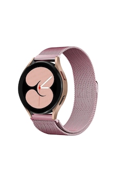 Newface - 521 - Samsung Galaxy Uyumlu Watch 4 Metal Mıknatıslı Kordon - Csmo-tex - - Rose Newface - 521 - Samsung Galaxy Uyumlu Watch 4 Metal Mıknatıslı Kordon - Csmo-tex - - Rose
