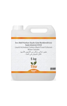 Sıvı Bitkisel Karbon Aktif Karbon Siyahı Gıda Renklendiricisi Suda Çözünür E153 5 Kg Sıvı Bitkisel Karbon Aktif Karbon Siyahı Gıda Renklendiricisi Suda Çözünür E153 5 Kg