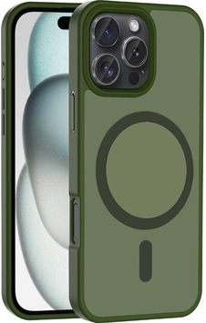 Teleplus Apple Uyumlu iPhone 16 Pro Kılıf M-safe Şarj Özellikli Mat Arka Yüzey Sio Kapak Teleplus Apple Uyumlu iPhone 16 Pro Kılıf M-safe Şarj Özellikli Mat Arka Yüzey Sio Kapak