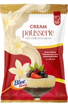 Blue Bead Vanilya Parçacıklı Prenses Krema Patiseri 1kg Blue Bead Vanilya Parçacıklı Prenses Krema Patiseri 1kg