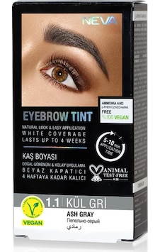 Neva Eyebrow Tint Vegan Kaş Boyası 1.1 Küllü Gri 15 ML Neva Eyebrow Tint Vegan Kaş Boyası 1.1 Küllü Gri 15 ML
