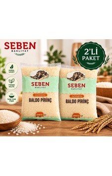 Seben Gönen Baldo Pirinç 1000 Gr X 2 Paket
