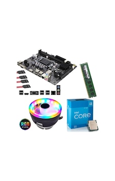 J-Tech İ3-2100 İşlemci + Turbox H61C 1155Pin Anakart + 16 GB Ram + Rainbow CPU Fan Bundle Set J-Tech İ3-2100 İşlemci + Turbox H61C 1155Pin Anakart + 16 GB Ram + Rainbow CPU Fan Bundle Set