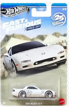 Hot Wheels Silver Series Fast & Furious 1995 Mazda Rx7 - Hnr88-jkx16