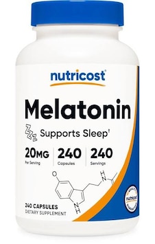 Nutricost Melatonin Uyku Desteği 20 Mg 240 Kapsül