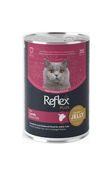 Reflex Plus Jöle İçinde Et Parçacıklı Kuzu Etli Yetişkin Kedi Maması 400 Gr Reflex Plus Jöle İçinde Et Parçacıklı Kuzu Etli Yetişkin Kedi Maması 400 Gr