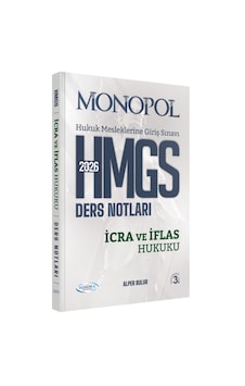 Hmgs İcra Ve İflas Hukuku Ders Notları 3. Baskı Monopol Yayınları