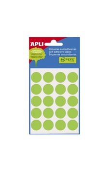 Apli 19mm Yeşil 100lü Yuvarlak Etiket Apli 19mm Yeşil 100lü Yuvarlak Etiket