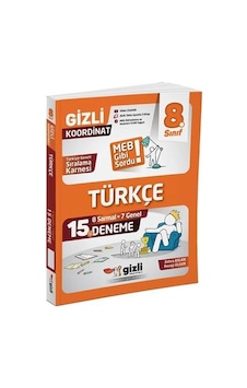 Gizli Yayınları 2026 8. Sınıf Lgs Türkçe 15 Li Deneme - Meb Gibi Sordu Gizli Yayınları 2026 8. Sınıf Lgs Türkçe 15 Li Deneme - Meb Gibi Sordu