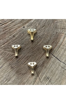 Dmr Sarı Renk Kutu Ayagı Dekoratif Mini Kutu Ayak Kelebek Ayak 100adet 1,5cm