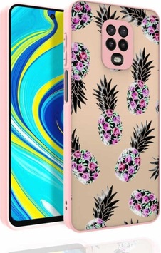 Xiaomi Redmi Note 9 Pro Kılıf Desenli Kamera Korumalı Parlak Zore Nora Kapak NO1