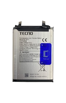 Tecno Camon 30 Pil Batarya Bl-49vt 5000 Mah Tecno Camon 30 Pil Batarya Bl-49vt 5000 Mah