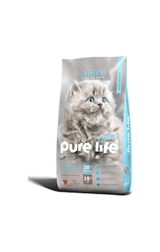 Pure Life Plus Somonlu Tavuklu Yavru Kedi Maması 12 KG Pure Life Plus Somonlu Tavuklu Yavru Kedi Maması 12 KG