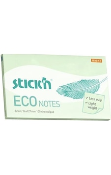 Hopax Stıckn Yapışkanlı Not Kağıdı 100 Yp 76x127 Eco Patel Yeşil He21752 Hopax Stıckn Yapışkanlı Not Kağıdı 100 Yp 76x127 Eco Patel Yeşil He21752