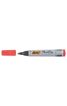 Bic Markör Permanent 1.7 MM Yuvarlak Uçlu Kırmızı 2000 03 - 12 Ad Kırmızı Bic Markör Permanent 1.7 MM Yuvarlak Uçlu Kırmızı 2000 03 - 12 Ad Kırmızı