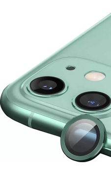 Sh Newface Apple Uyumlu iPhone 11 Raze Metal Kamera Lens - Yeşil Najmaddin Sh Newface Apple Uyumlu iPhone 11 Raze Metal Kamera Lens - Yeşil Najmaddin