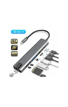 Gabble Gab-ty801 8 In 1 Type-c Dönüştürücüçevirici Çoklayıcı