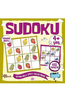 Çocuklar İçin Sudoku - Kes - Yapıştır 4+Yaş- Dokuz Yayınları Çocuklar İçin Sudoku - Kes - Yapıştır 4+Yaş- Dokuz Yayınları