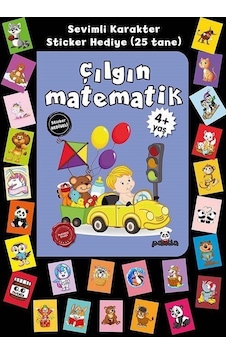 Çılgın Matematik - Stickerlı 4+ Yaş - Afife Çoruk - Panda Çılgın Matematik - Stickerlı 4+ Yaş - Afife Çoruk - Panda