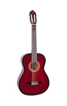Valencia Vc102trds Klasik Gitar 1/2 Kırmızı Sunburst Sap Çeli Valencia Vc102trds Klasik Gitar 1/2 Kırmızı Sunburst Sap Çeli