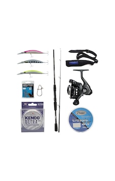 Yekoutdoor Spin Olta Seti Okuma Wave Power 8'0 2.44 Cm 15-40 Gr 2 Parça Spin Kamışı&okuma Acuador Acu-4000a 3+1bb Olta Makinesi