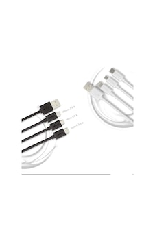Simex SPK-02 Universal Type -C Stream Data Kablosu Beyaz 1.2 M Simex SPK-02 Universal Type -C Stream Data Kablosu Beyaz 1.2 M