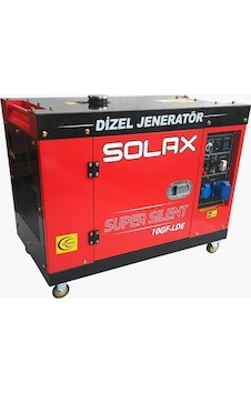 Solax 10Gf-Lde Marşlı Kabinli Monofaze Dizel Jenerator