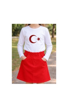 Çlm Store Uzun Kollu Ayyıldızlı Tişört Ve Kırmızı Etek Kırmızı2 Kırmızı2 Çlm Store Uzun Kollu Ayyıldızlı Tişört Ve Kırmızı Etek Kırmızı2 Kırmızı2