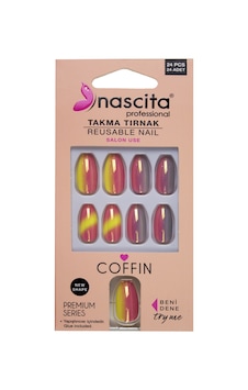 Nascita Coffin Takma Tırnak Renkli 24 Lü Set Nasnaıl00184 Nascita Coffin Takma Tırnak Renkli 24 Lü Set Nasnaıl00184