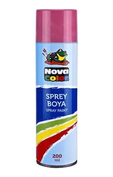 Nova Color Sprey Boya Pembe 200 Ml - 2 Adet Pembe Nova Color Sprey Boya Pembe 200 Ml - 2 Adet Pembe