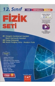 Çap 12. Sınıf Fizik Anadolu Lisesi Seti Fenomen Seçimi Çap 12. Sınıf Fizik Anadolu Lisesi Seti Fenomen Seçimi