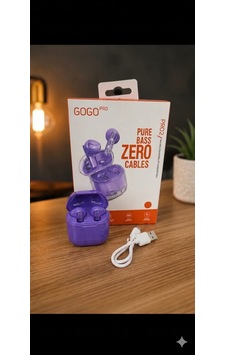 Gogo Pro2 Mor Kulakiçi Bluetooth Kulaklık 001 Gogo Pro2 Mor Kulakiçi Bluetooth Kulaklık 001