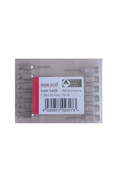 Henke - Enjektör Ucu Çelik 1.30 X 15mm Luer Lock 15/13 1 Pak Henke - Enjektör Ucu Çelik 1.30 X 15mm Luer Lock 15/13 1 Pak