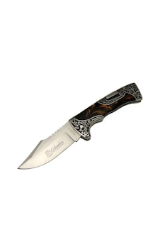 Columbia B3157b İşlemeli Kamp Çakı 22 Cm - Kahverengi Sedef Saplı, Manuel Açılma Columbia B3157b İşlemeli Kamp Çakı 22 Cm - Kahverengi Sedef Saplı, Manuel Açılma