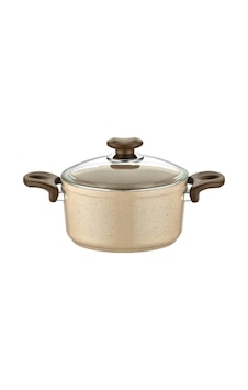 Safran Granit 20 Cm Derin Tencere Sarı Safran Granit 20 Cm Derin Tencere Sarı
