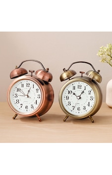 Metal Masa Çalar Saat - Pilli Işıklı 8 Cm Belirtilmemiş Metal Masa Çalar Saat - Pilli Işıklı 8 Cm Belirtilmemiş