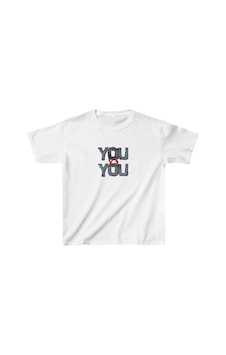 Barlashive Unisex Çocuk Baskılı - Beyaz Çok Renkli