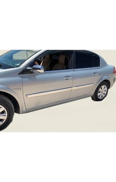 Renault Megane 2 Krom Yan Kapı Çıtası Renault Megane 2 Krom Yan Kapı Çıtası
