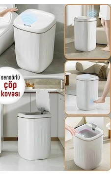 Buğz Akıllı Teknolojik Çöp Kutusu Uv Işıklı Otomatik Aç Kapat Sensörlü Mutfak Banyo Ev 20l Diğer Buğz Akıllı Teknolojik Çöp Kutusu Uv Işıklı Otomatik Aç Kapat Sensörlü Mutfak Banyo Ev 20l Diğer