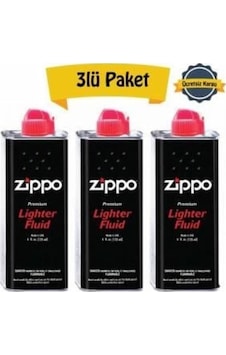 Novahub Zippo Benzin Çakmak Gazı 3 Adet Kırmızı